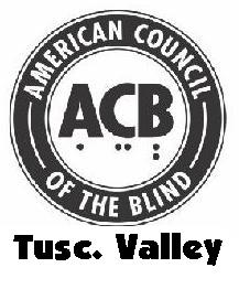 American Council of the Blind of Tusc. Valley Logo