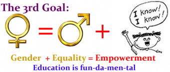 The3rdGoal: Gender Equality and Empowering Women Logo