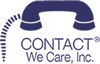CONTACT We Care 24-hour crisis hotline Logo