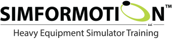 Simformotion™ LLC - Heavy Equipment Simulation Training Logo