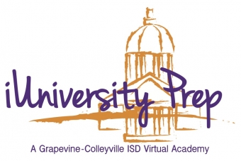 iUniversity Prep, A Grapevine-Colleyville ISD Virtual Academy Logo