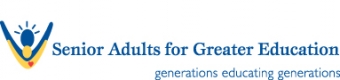Senior Adults for Greater Education, S.A.G.E. Logo